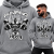 BLUZA Z KAPTUREM NA SIŁOWNIĘ PUMPING IRON